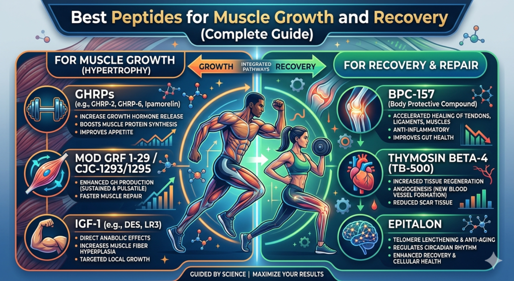 Best Peptides for Muscle Growth and Recovery