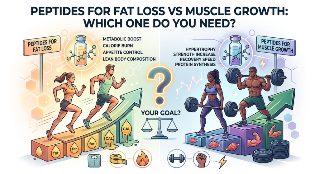 Peptides for Fat Loss vs Muscle Growth: Which One Do You Need?